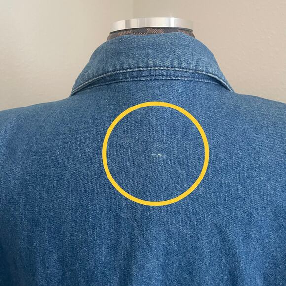 Vtg 80s Dreams Denim Blazer XL Rhinestone Studded Embellished Jacket Oversized - Picture 5 of 11